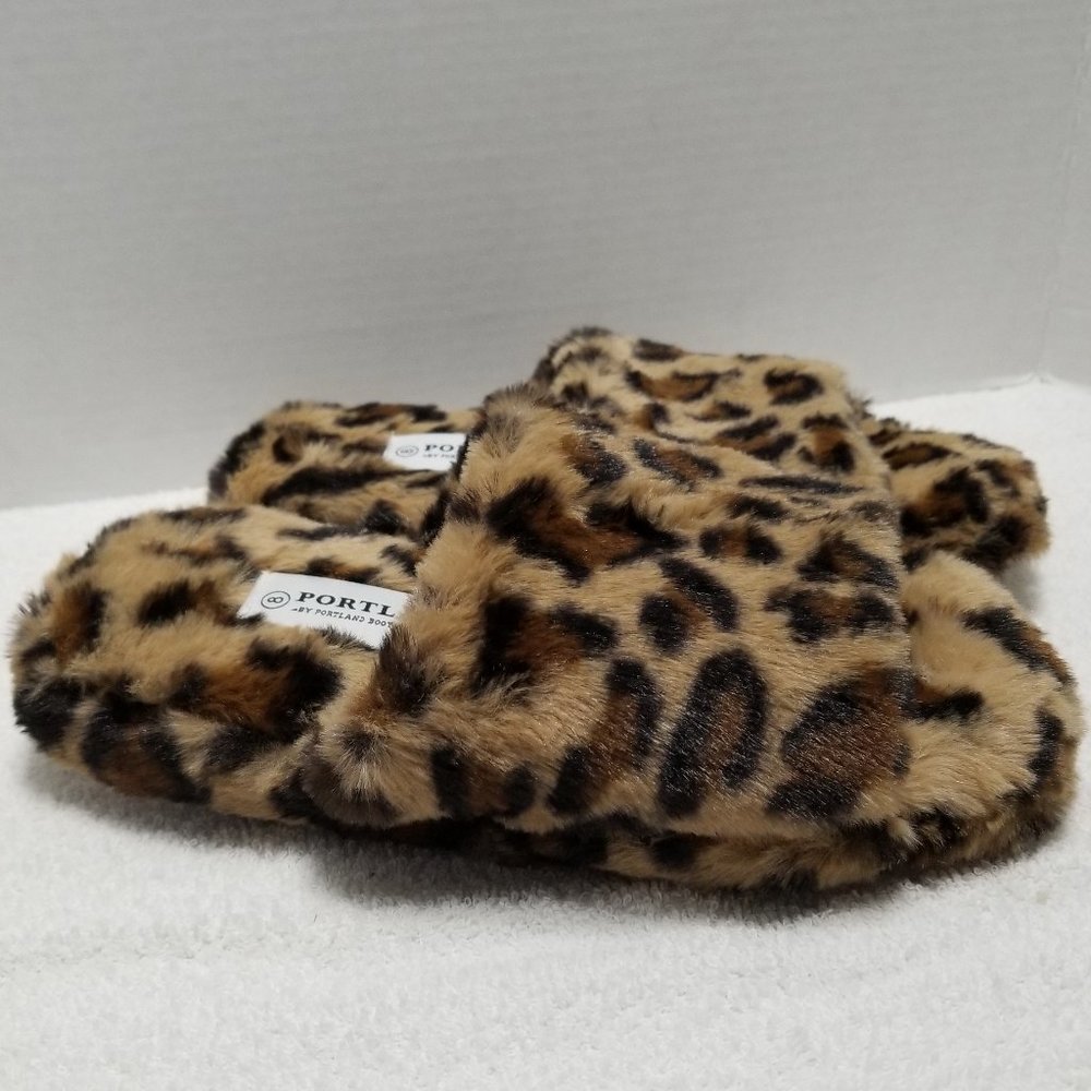 New Portland Leopard Print Slippers
